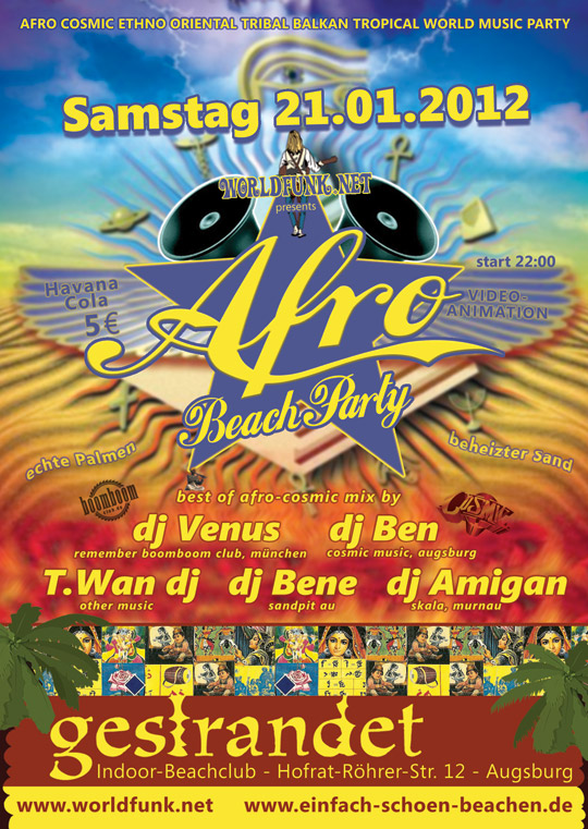 Afro Beach Party, Gestandet, Augsburg