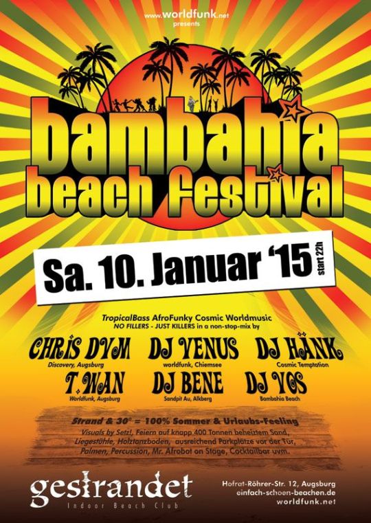 Bambahia Beach Festival, Gestandet, Augsburg